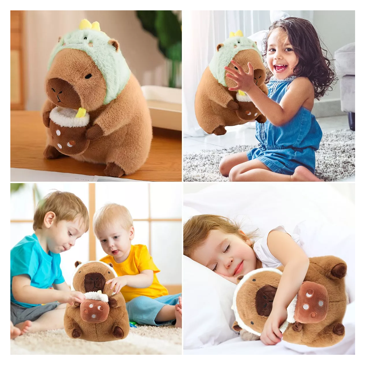 Foto 6 pulgar | Peluche Capibara Belug 35 cm Café