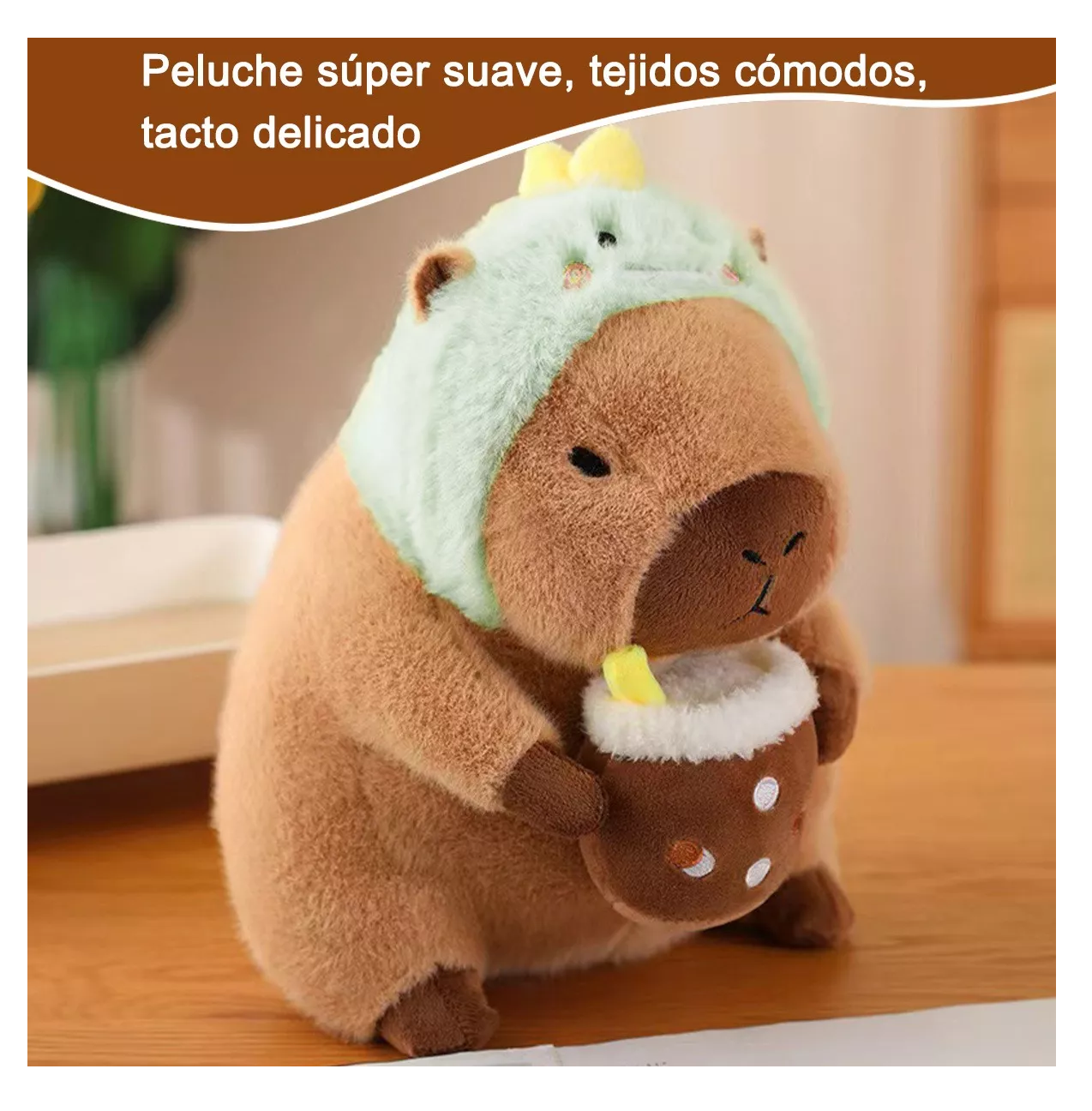 Foto 4 pulgar | Peluche Capibara Lab.G Café