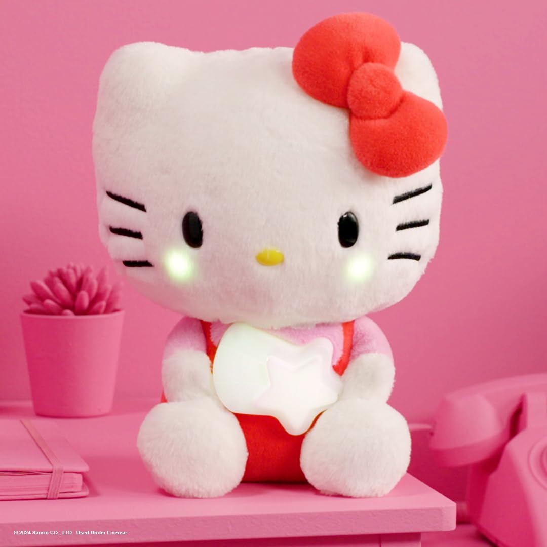 Foto 2 pulgar | Peluche Hello Kitty De 25 Cm Con Función De Iluminación Para Más De 6 Años - Venta Internacional.