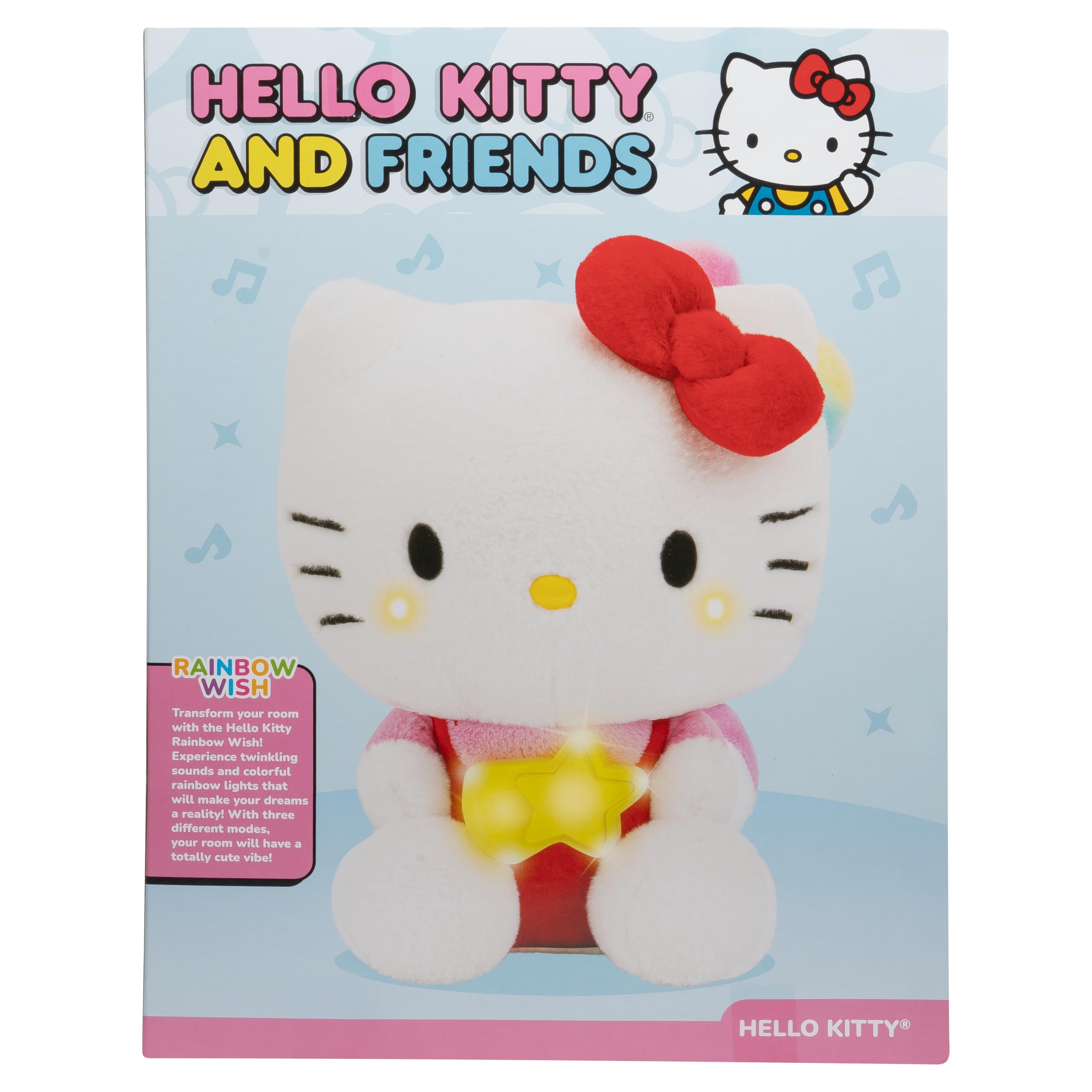 Foto 3 pulgar | Peluche Hello Kitty De 25 Cm Con Función De Iluminación Para Más De 6 Años - Venta Internacional.