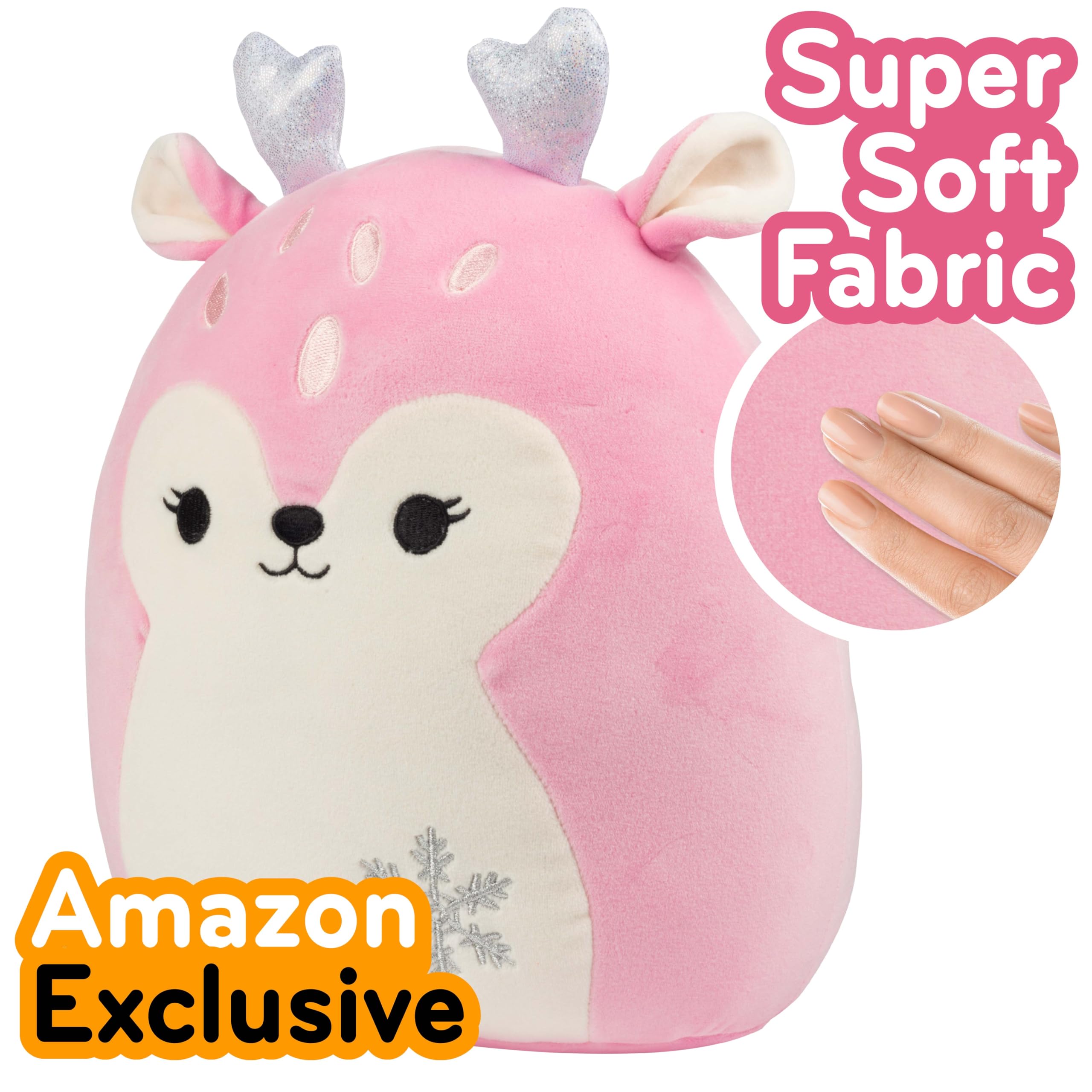 Foto 3 pulgar | Peluche Squishmallows Original Falala The Pink Fawn 25 Cm - Venta Internacional.