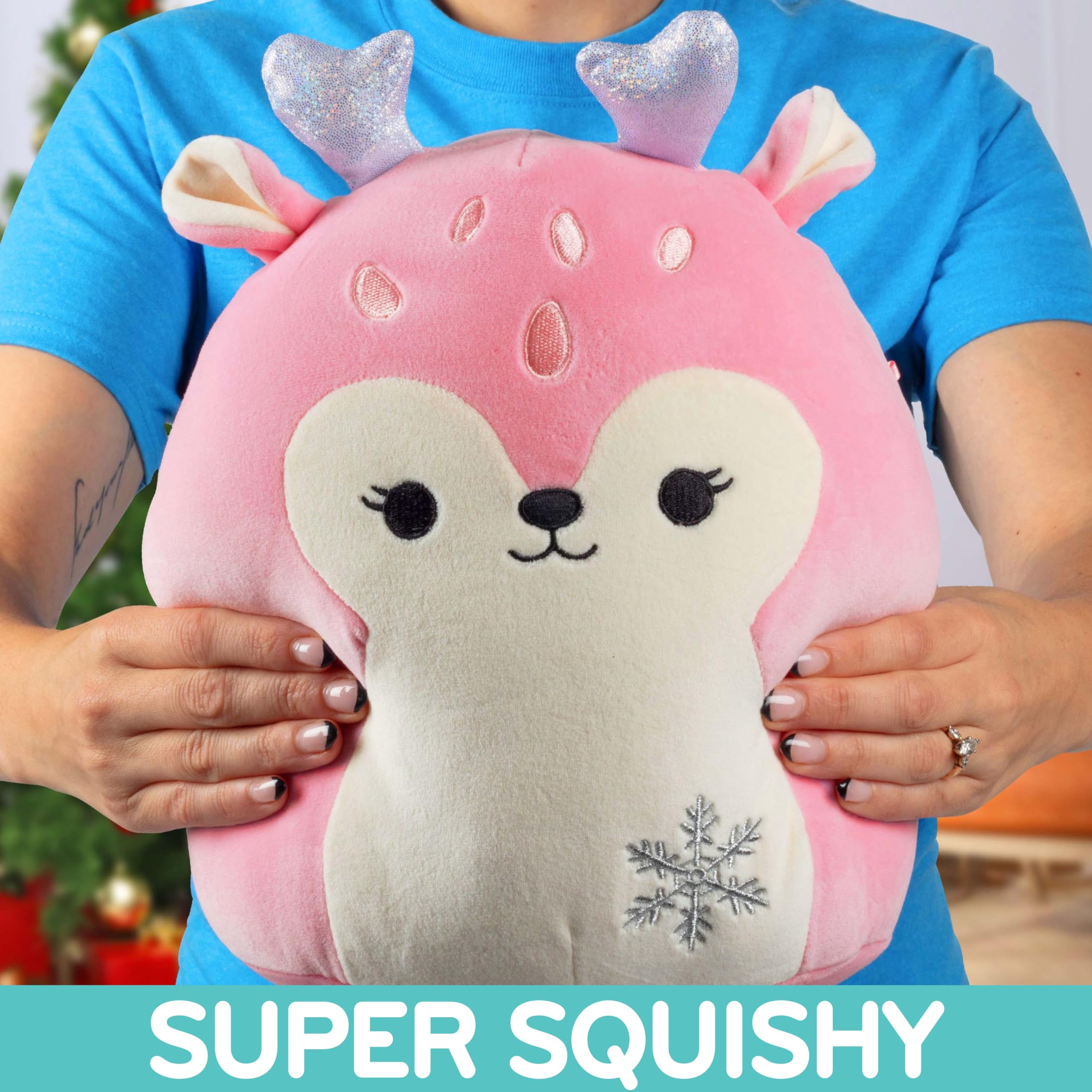 Foto 4 pulgar | Peluche Squishmallows Original Falala The Pink Fawn 25 Cm - Venta Internacional.