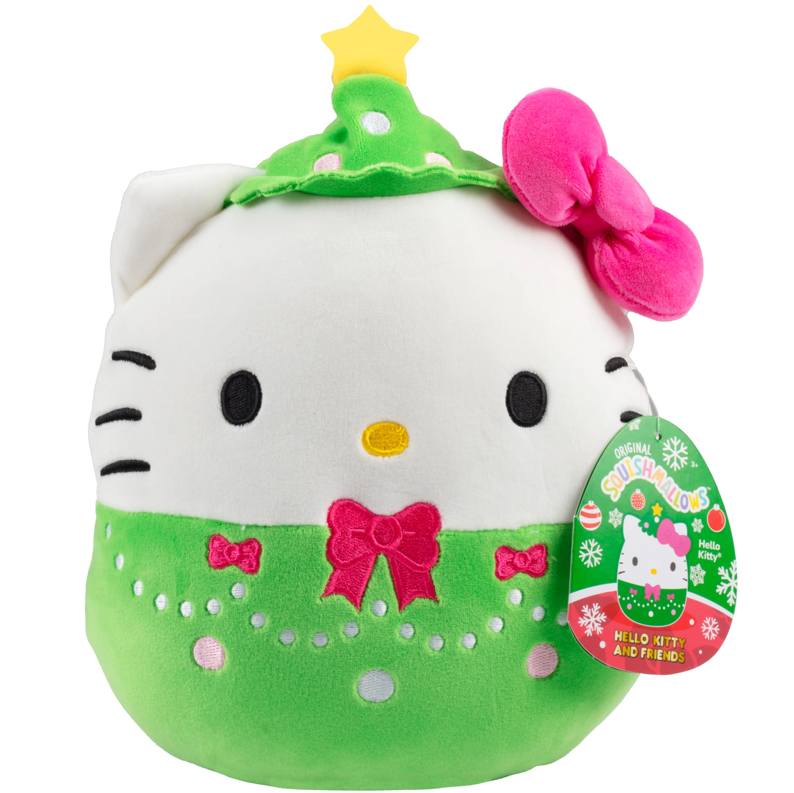 Foto 2 pulgar | Peluche Squishmallows Hello Kitty Christmas, 20 Cm, Oficial - Venta Internacional.