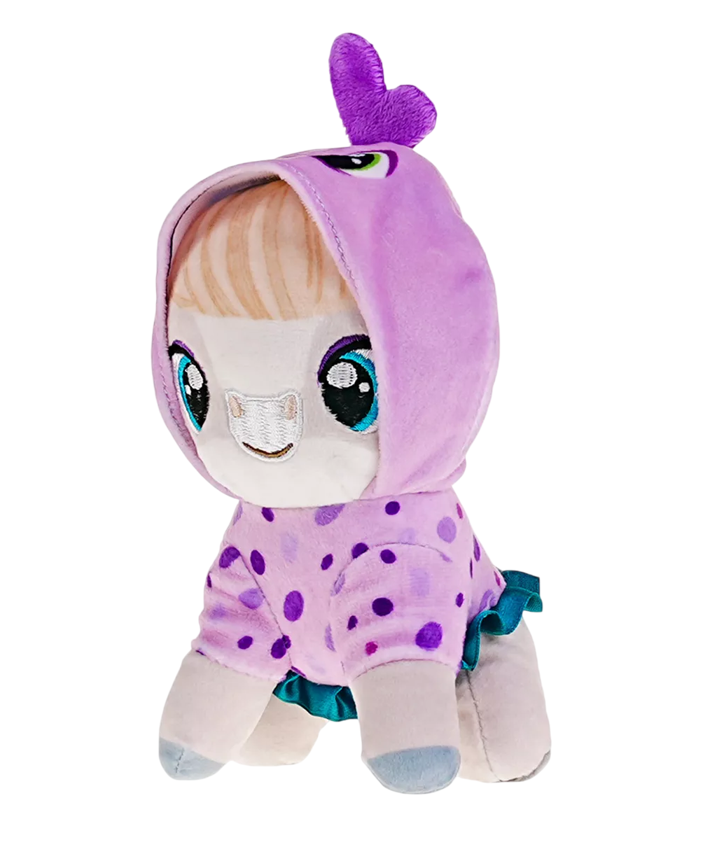 Foto 1 | Potranca Disfrazada Peluche Musical 15cm La Granja De Zenón Violeta