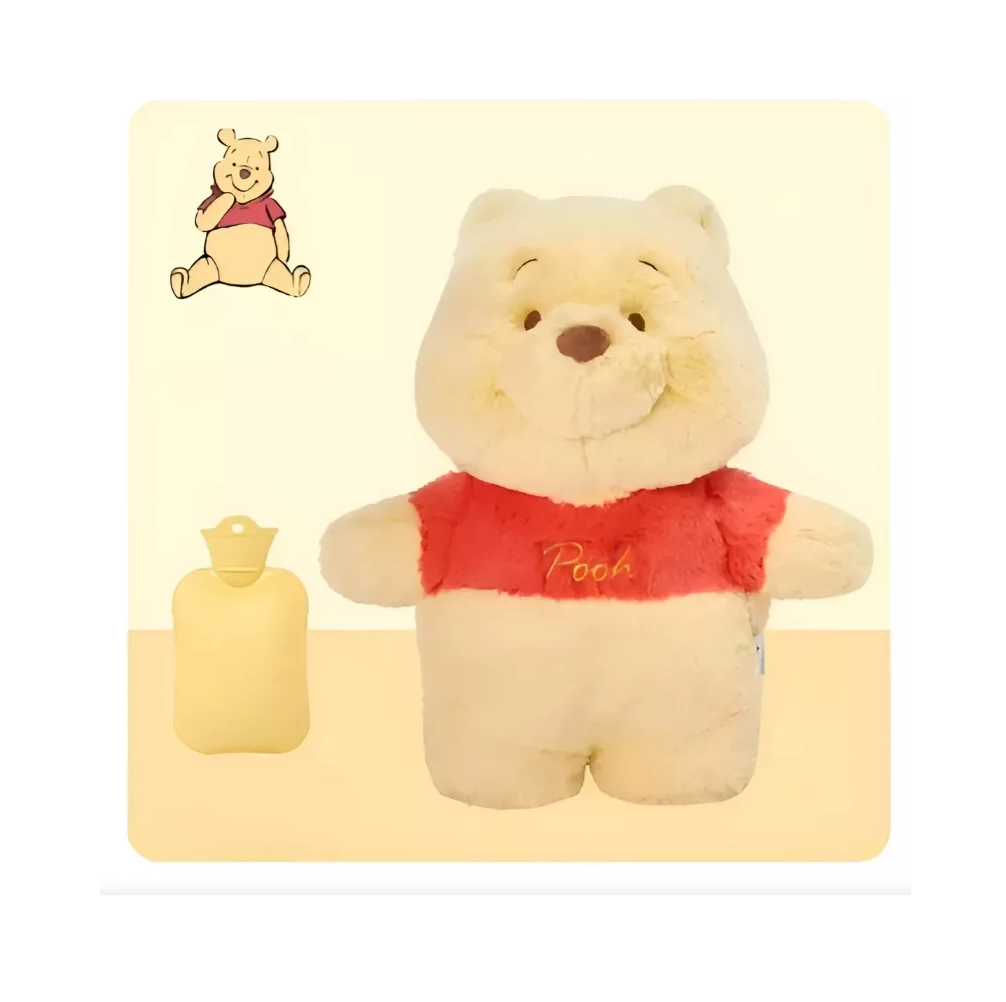 Foto 3 pulgar | Winnie Pooh Hot Water Bolsa Agua Caliente Peluche Amarillo