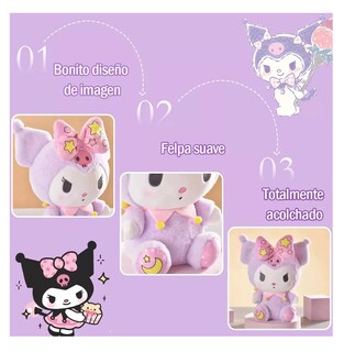 Foto 4 | Peluche Kuromi de My Melody 2 piezas