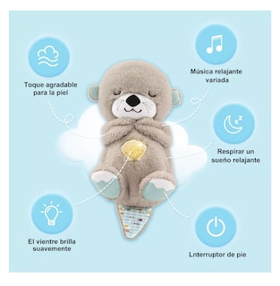 Foto 2 | Juguete de Peluche con Música y Luces Nutria Gris