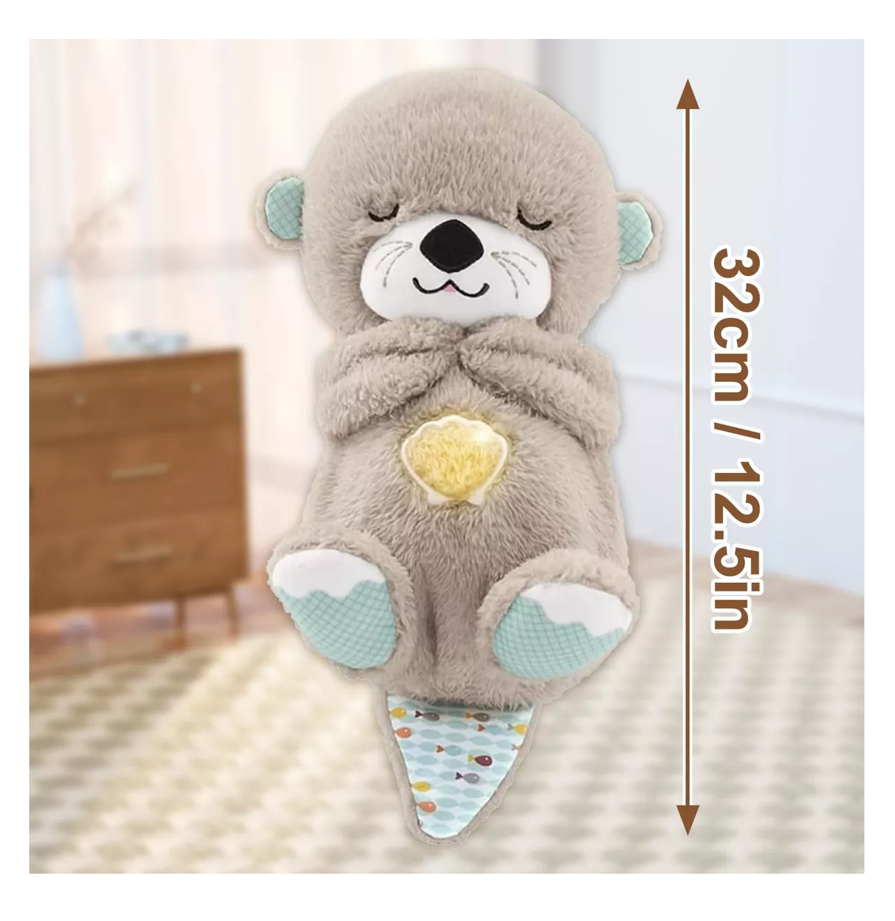 Foto 5 | Juguete de Peluche Nutria Gris con Música y Luces
