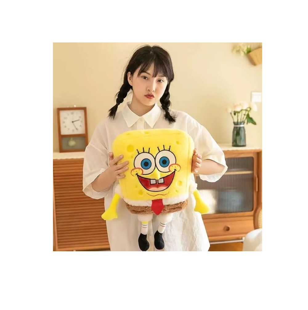 Foto 4 pulgar | Peluche Bob Esponja y Patricio 25 Cm Rosa Amarillo