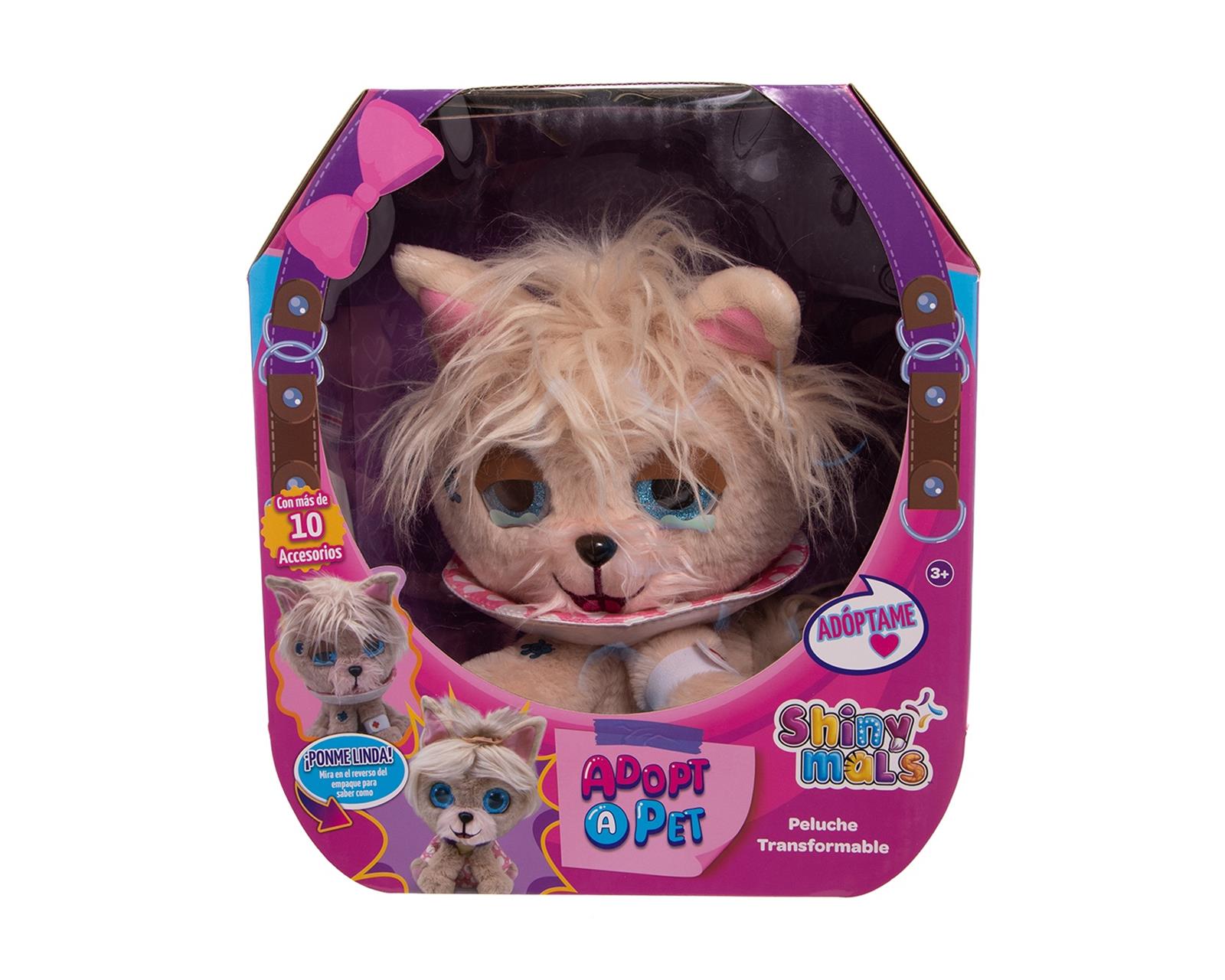 Muñeco de Peluche Ruz con Accesorios Shinymals Adopta una Mascota Perro 25 cm de Altura