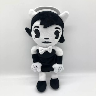 Foto 2 | Peluche Bendy And The Ink Bendy&Alice Blanco y Negro