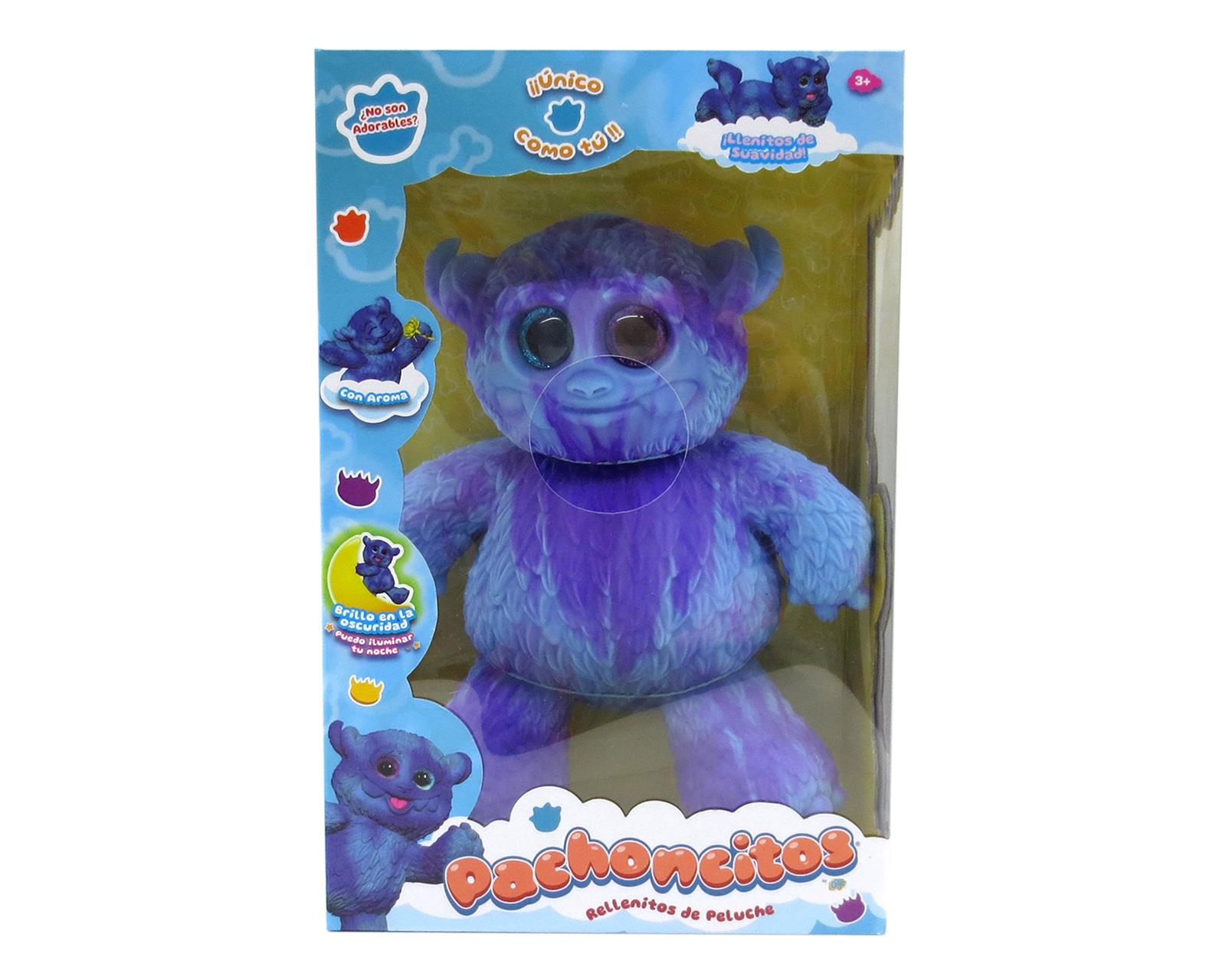 Muñeco Relleno Ruz Azul Suave Flexible y Moldeable 20 cm