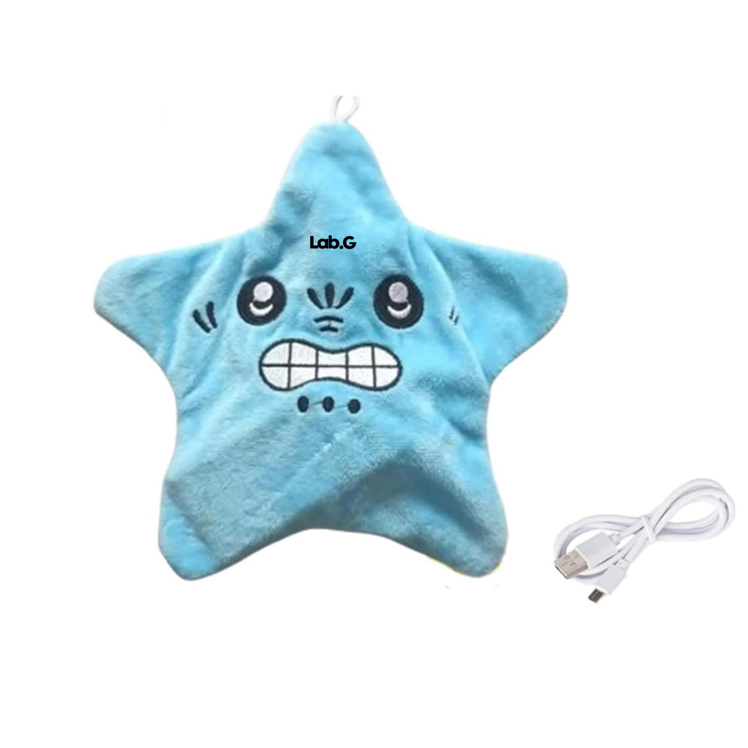 Foto 2 pulgar | Muñeco De Peluche De Angry Star De Mar Enojada Móvil-1pcs Color Agua Azul