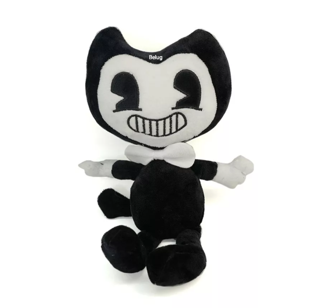 Foto 3 pulgar | Peluche Bendy And The Ink Bendy&alice Blanco Negro