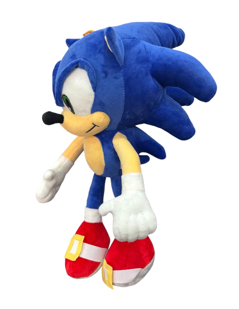 Foto 3 pulgar | Muñeco de Peluche Sonic Azul Algodón 100% 37 cm de Alto