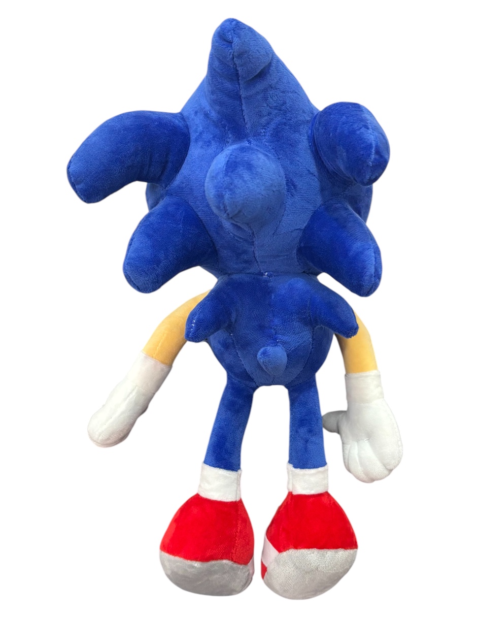 Foto 4 pulgar | Muñeco de Peluche Sonic Azul Algodón 100% 37 cm de Alto