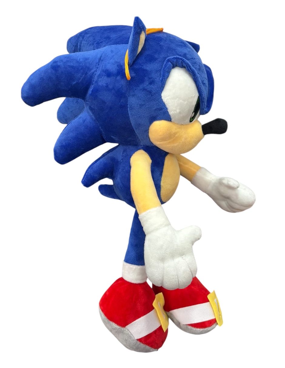 Foto 5 pulgar | Muñeco de Peluche Sonic Azul Algodón 100% 37 cm de Alto