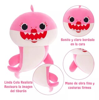 Foto 3 | Peluches Baby Shark 20 Cm Juguetes 3 Pcs Colores