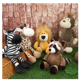 Foto 5 | Peluches de Animales de la Selva 8 Piezas