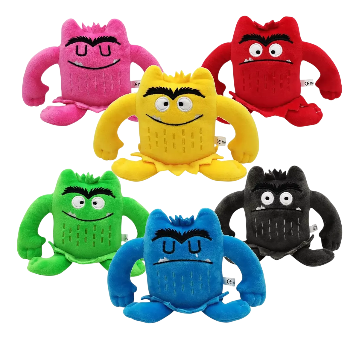 Muñeco De Peluche Pequeño Monstruo 6 Pcs, Colores