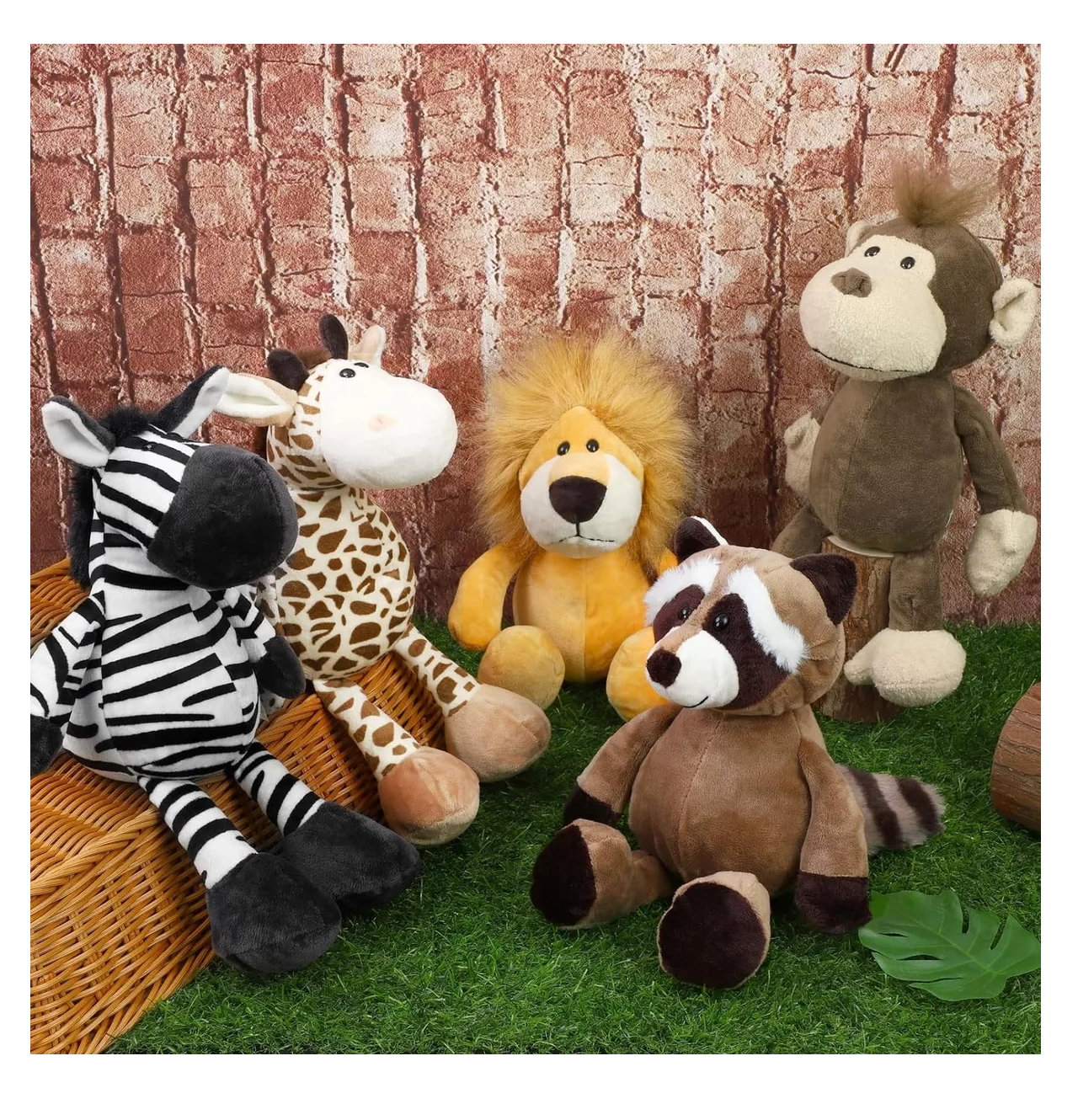 Foto 6 pulgar | Peluches de Animales de la Selva 8 Piezas