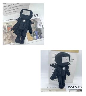 Foto 2 | Peluche Titan Speakerman Came Tv Man Juguete Para Bebe 28 Cm Negro