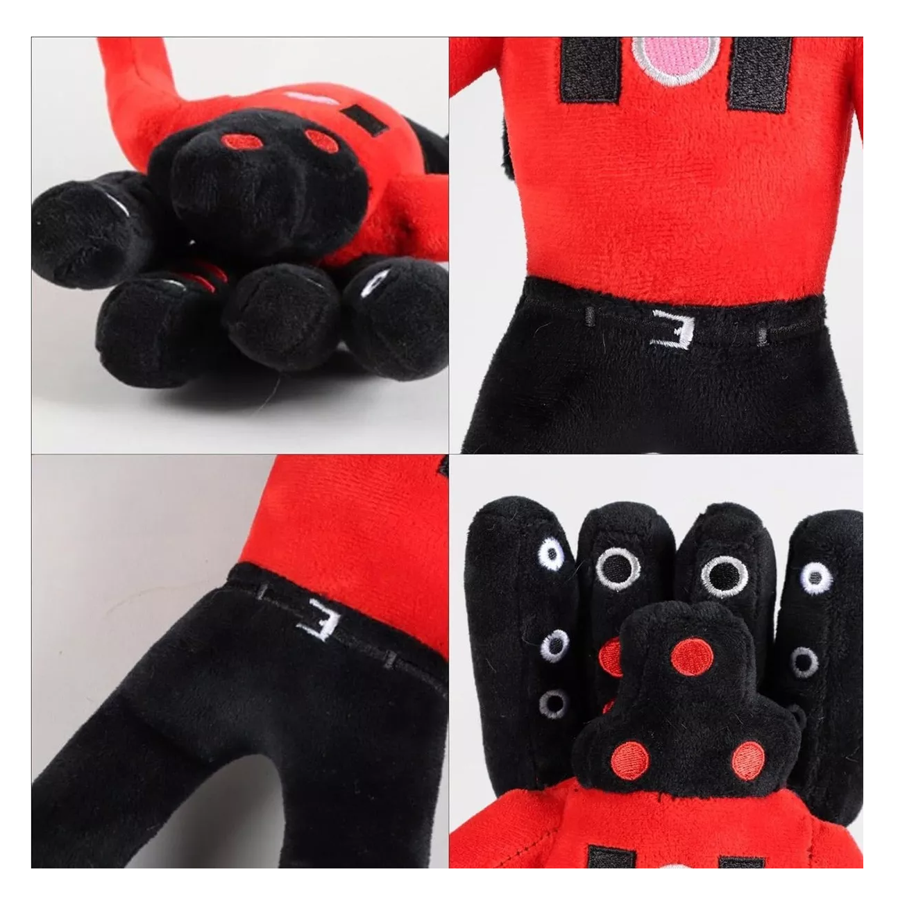 Foto 5 pulgar | Peluche Titan Speakerman Juguete Niños Regalo 32 Cm Rojo/negro