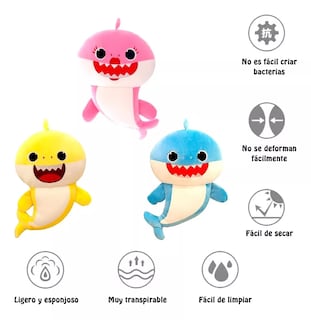 Foto 2 | Peluches Baby Shark 20 Cm Juguetes 3 Pcs Colores