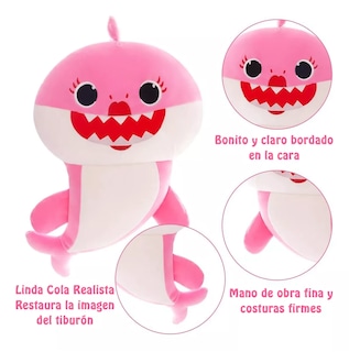 Foto 3 | Peluches Baby Shark 20 Cm Juguetes 3 Pcs Colores