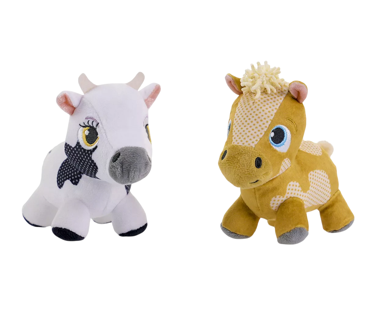 Foto 1 | Peluches Vaca Lola Y Percherón Baby La Granja De Zenon 14 Cm Colores