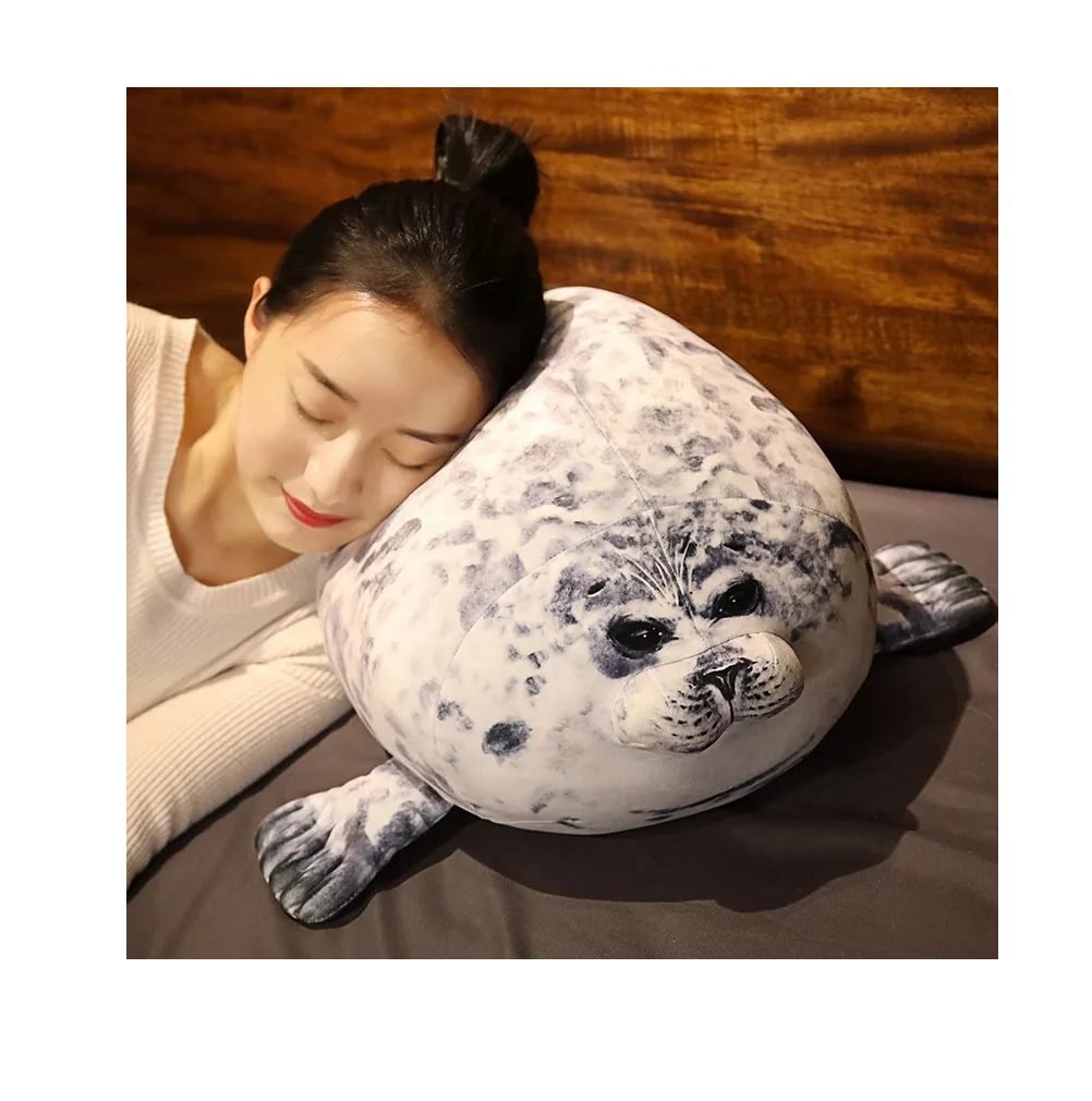 Foto 5 | Foca De Peluche Guatona Juguetes De Peluche 20 Cm Azul