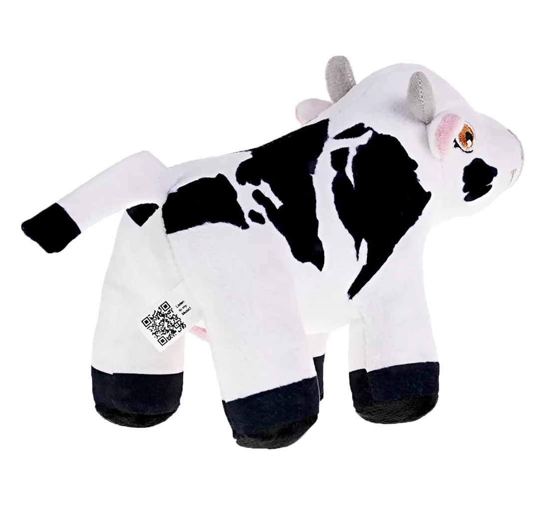 Foto 5 | Peluche Vaca Lola Mis Primeros Pasos 15 Cm La Granja De Zenón Blanco/negro