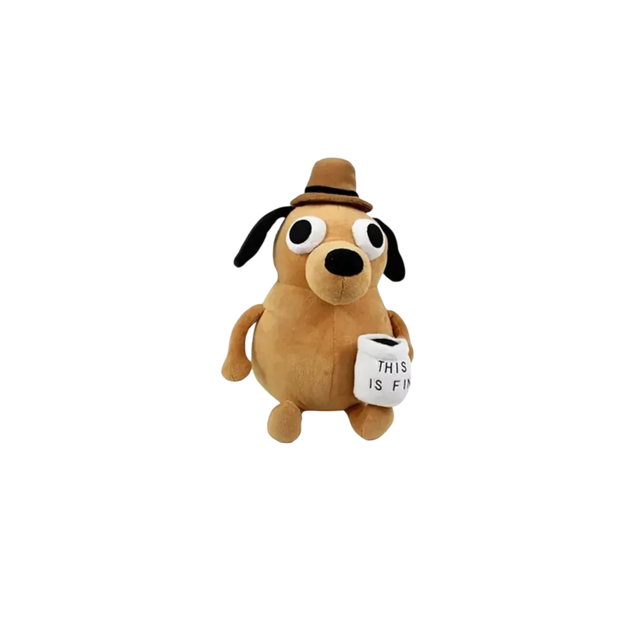 Peluche Perrito Meme Café  25 Cm Cafe