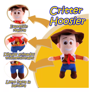 Foto 2 | Peluche Woody Vaquero Toy Story 2 Pcs Calidad Premium 25 Cm Colores