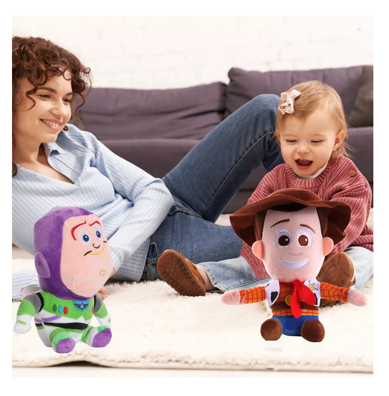 Foto 6 pulgar | Peluche Woody Vaquero Toy Story 2 Pcs Calidad Premium 25 Cm Colores
