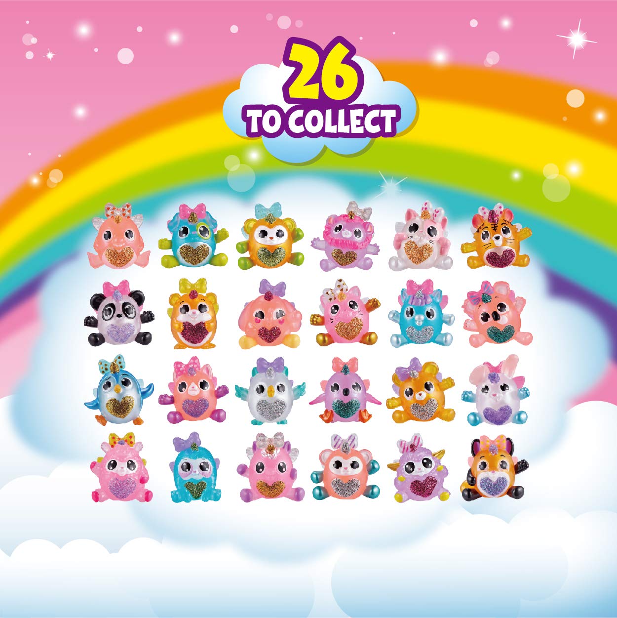 Foto 4 | Toy Rainbocorns Itzy Glitzy Surprise Series 1, Paquete De 8, Verde Azulado - Venta Internacional.