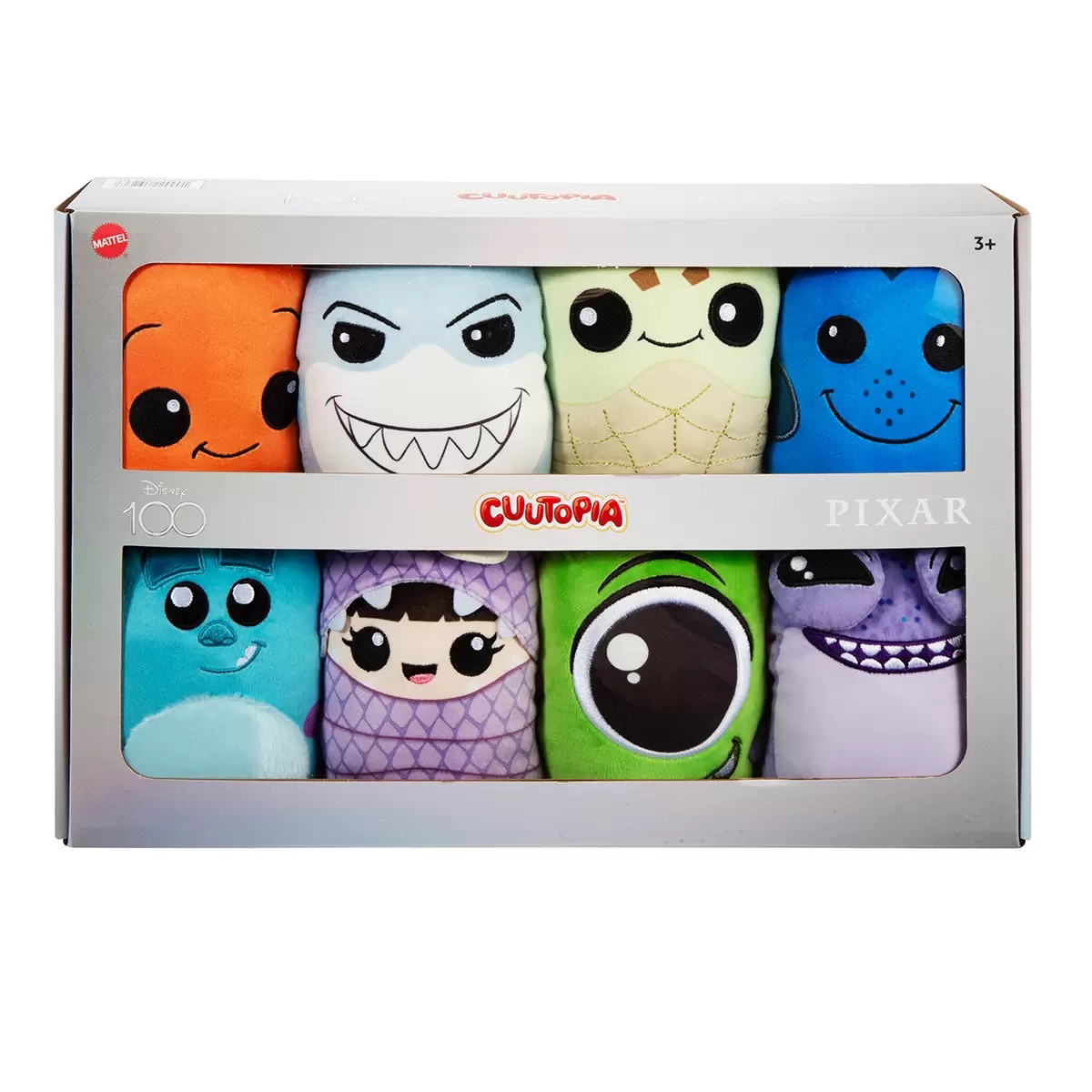 Foto 2 pulgar | Disney Cuutopia Set 8 Peluches 13 Pixar Hxh29 Mattel