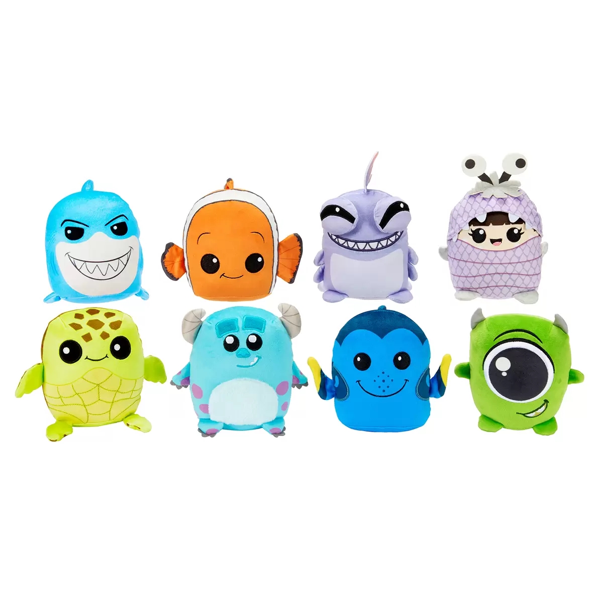 Foto 3 pulgar | Disney Cuutopia Set 8 Peluches 13 Pixar Hxh29 Mattel