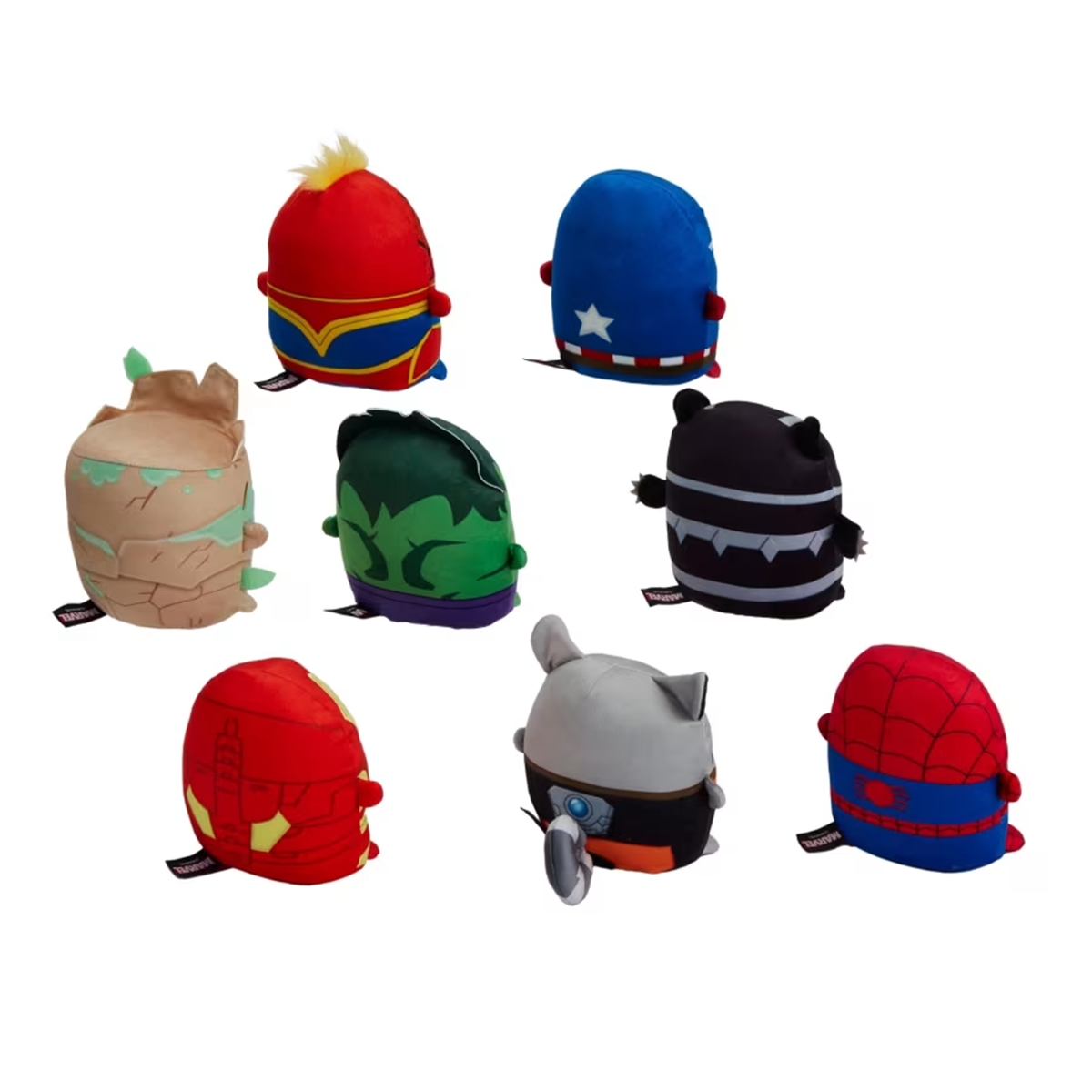 Foto 4 pulgar | Disney Cuutopia Set 8 Peluches 13 Cm Avengers Hxh29 Marvel