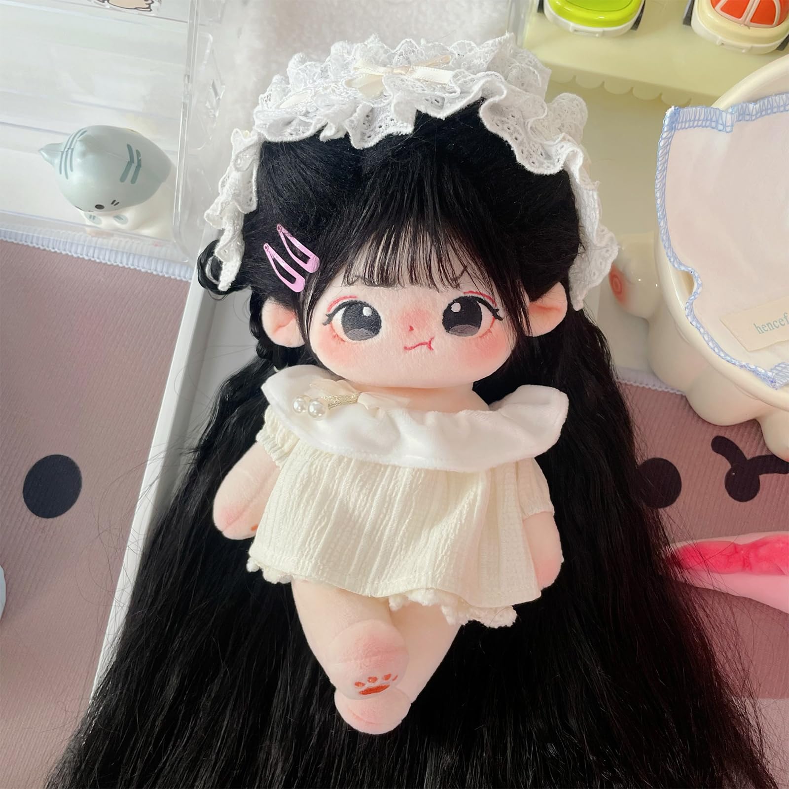 Foto 3 pulgar | Muñeca De Peluche Calembou De 20 Cm Con Esqueleto Y Ropa Nanhong - Venta Internacional.
