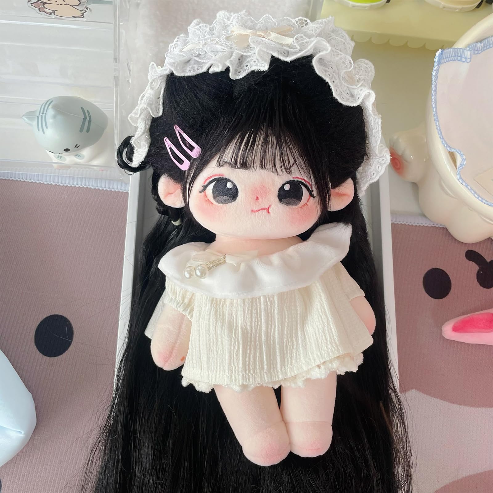 Foto 4 pulgar | Muñeca De Peluche Calembou De 20 Cm Con Esqueleto Y Ropa Nanhong - Venta Internacional.