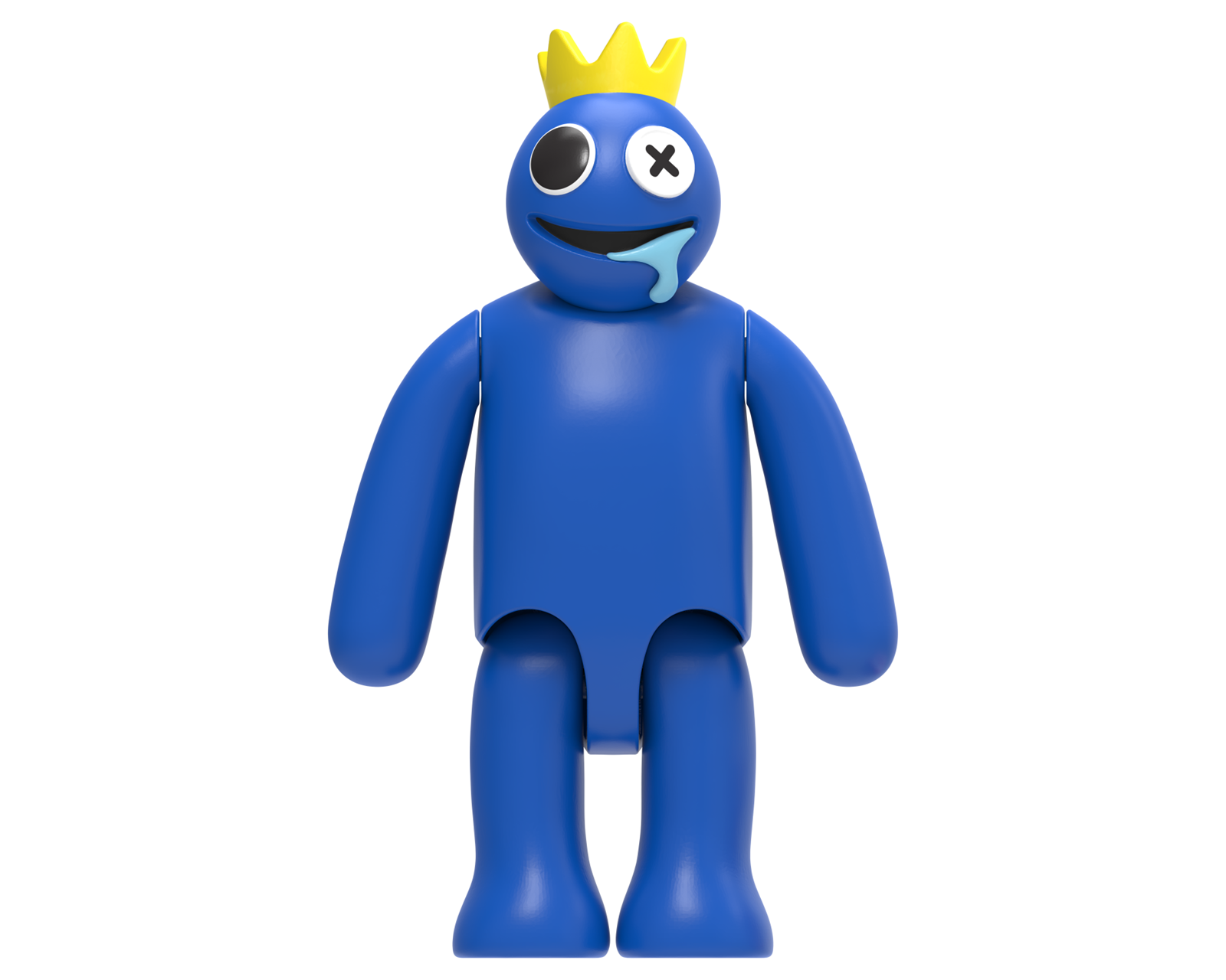 Foto 4 pulgar | Set de Figura Rainbow Friends Ruz Con 8 Artículos Estuche En Forma De Cabeza Azul Para Niños