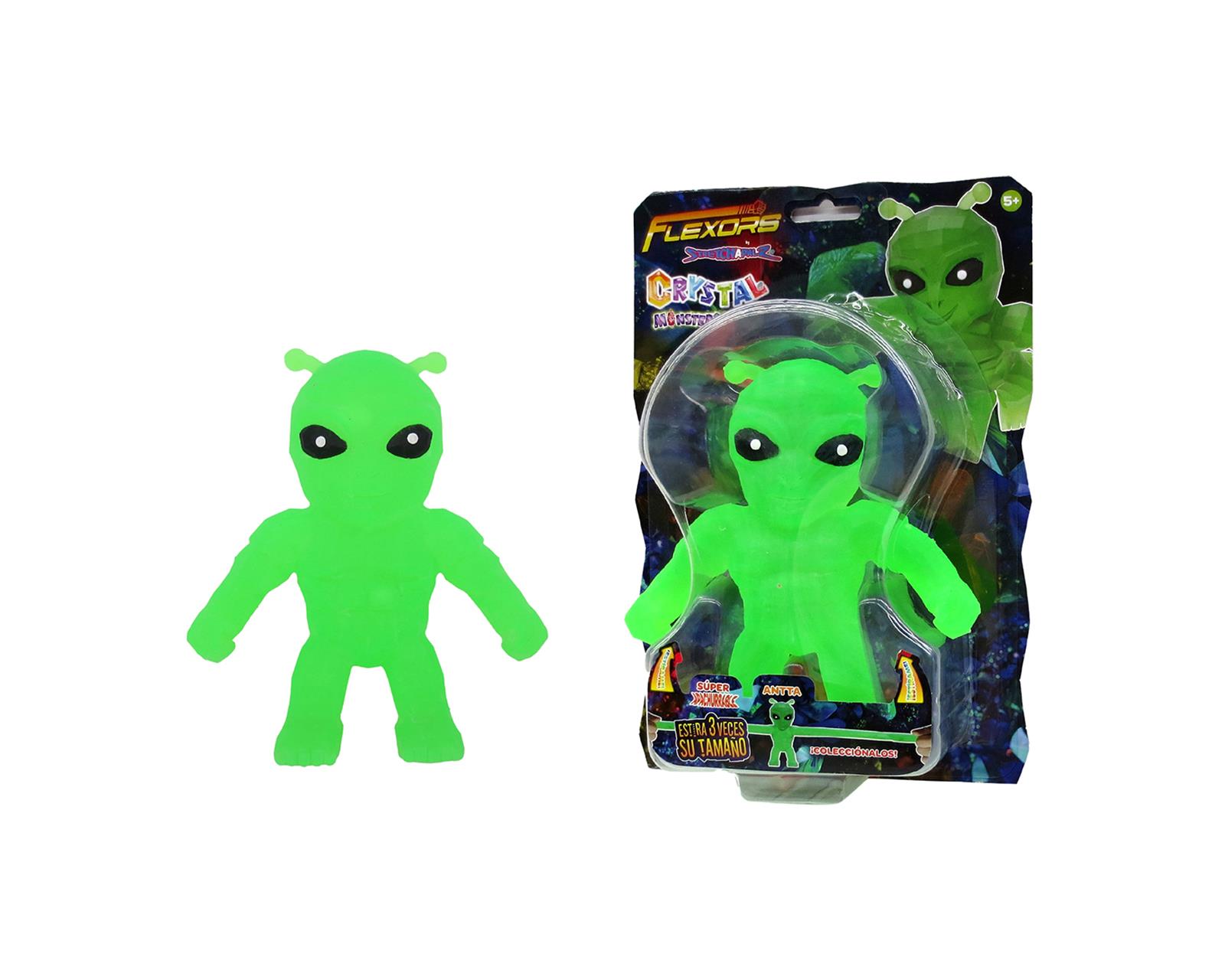 Foto 2 | Muñeco de Acción Flexible Y Moldeable Ruz Flexors Series Cristal Monsters Antta 15 Cm