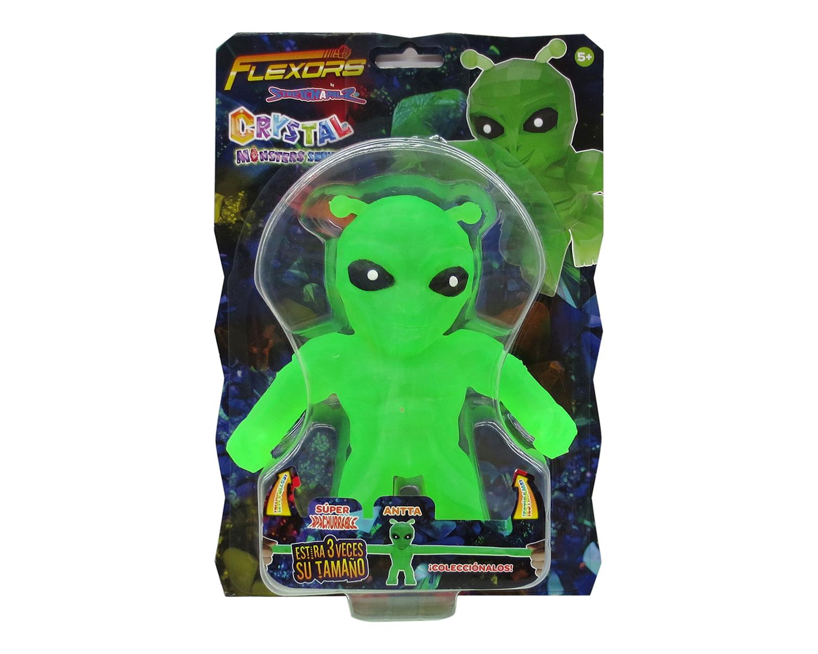 Foto 4 pulgar | Muñeco de Acción Flexible Y Moldeable Ruz Flexors Series Cristal Monsters Antta 15 Cm
