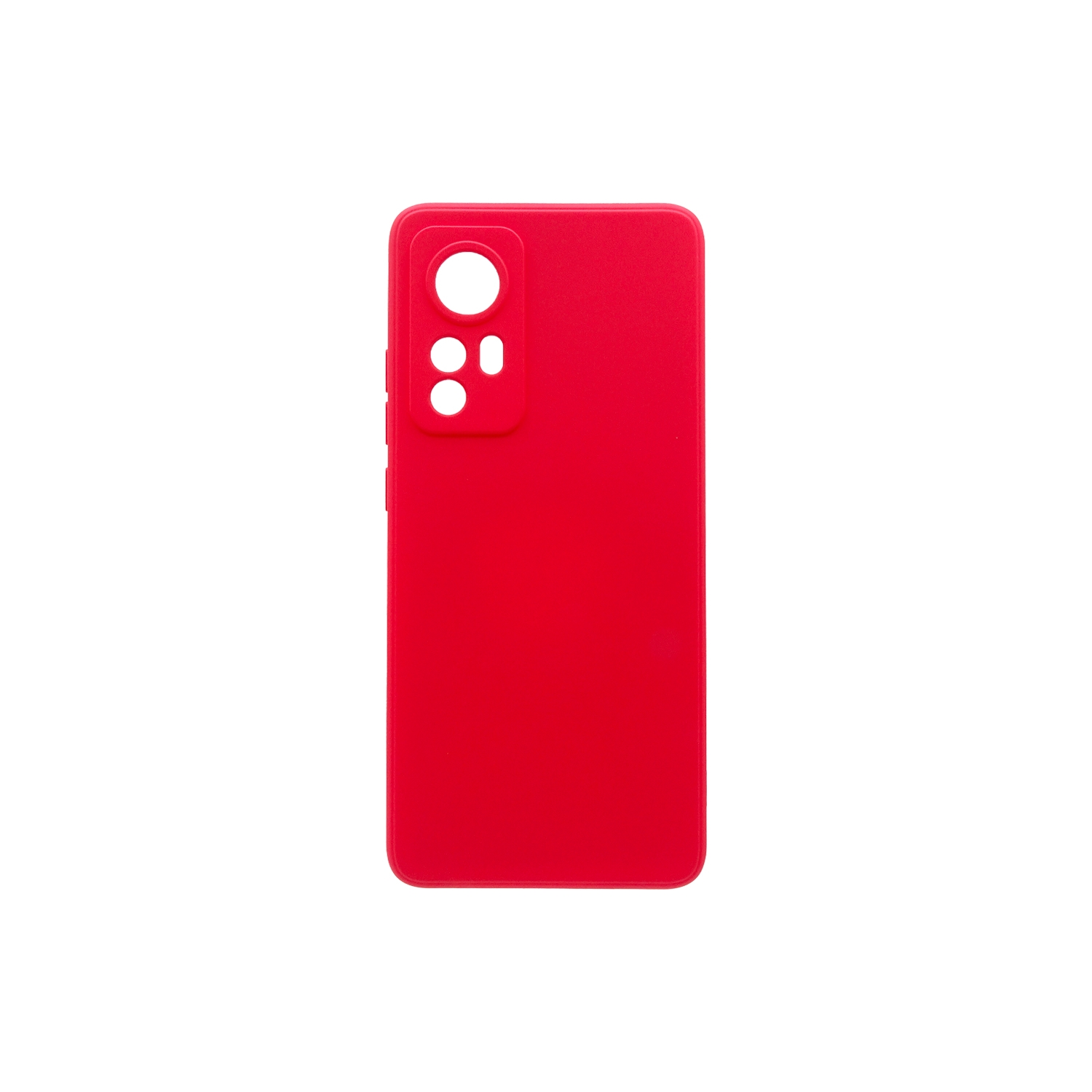 Foto 2 pulgar | Funda de Silicona de Felpa para Xiaomi 12 Pro 5G Antichoque Rojo - Venta Internacional