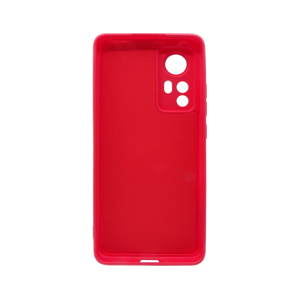 Foto 3 pulgar | Funda de Silicona de Felpa para Xiaomi 12 Pro 5G Antichoque Rojo - Venta Internacional