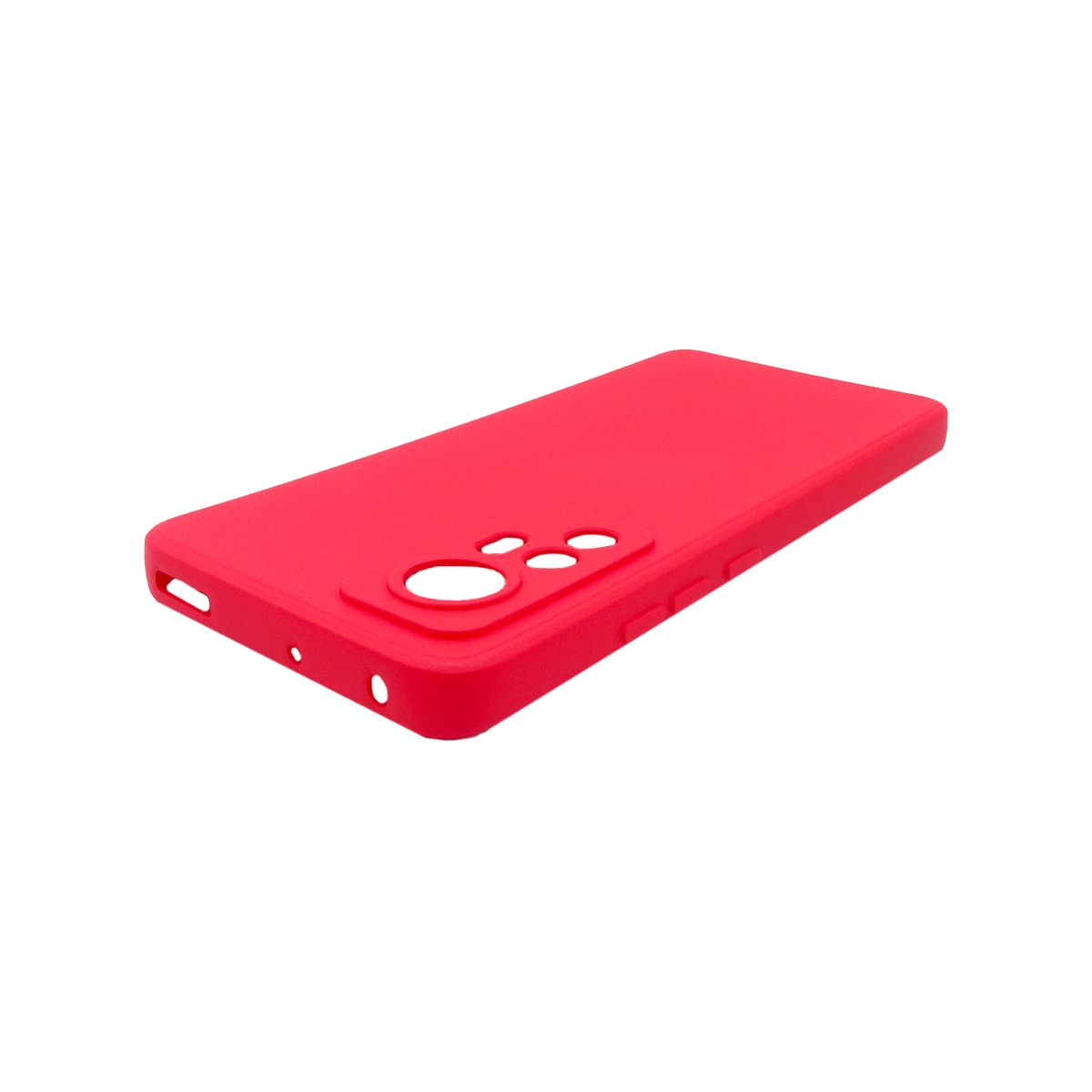 Foto 7 pulgar | Funda de Silicona de Felpa para Xiaomi 12 Pro 5G Antichoque Rojo - Venta Internacional