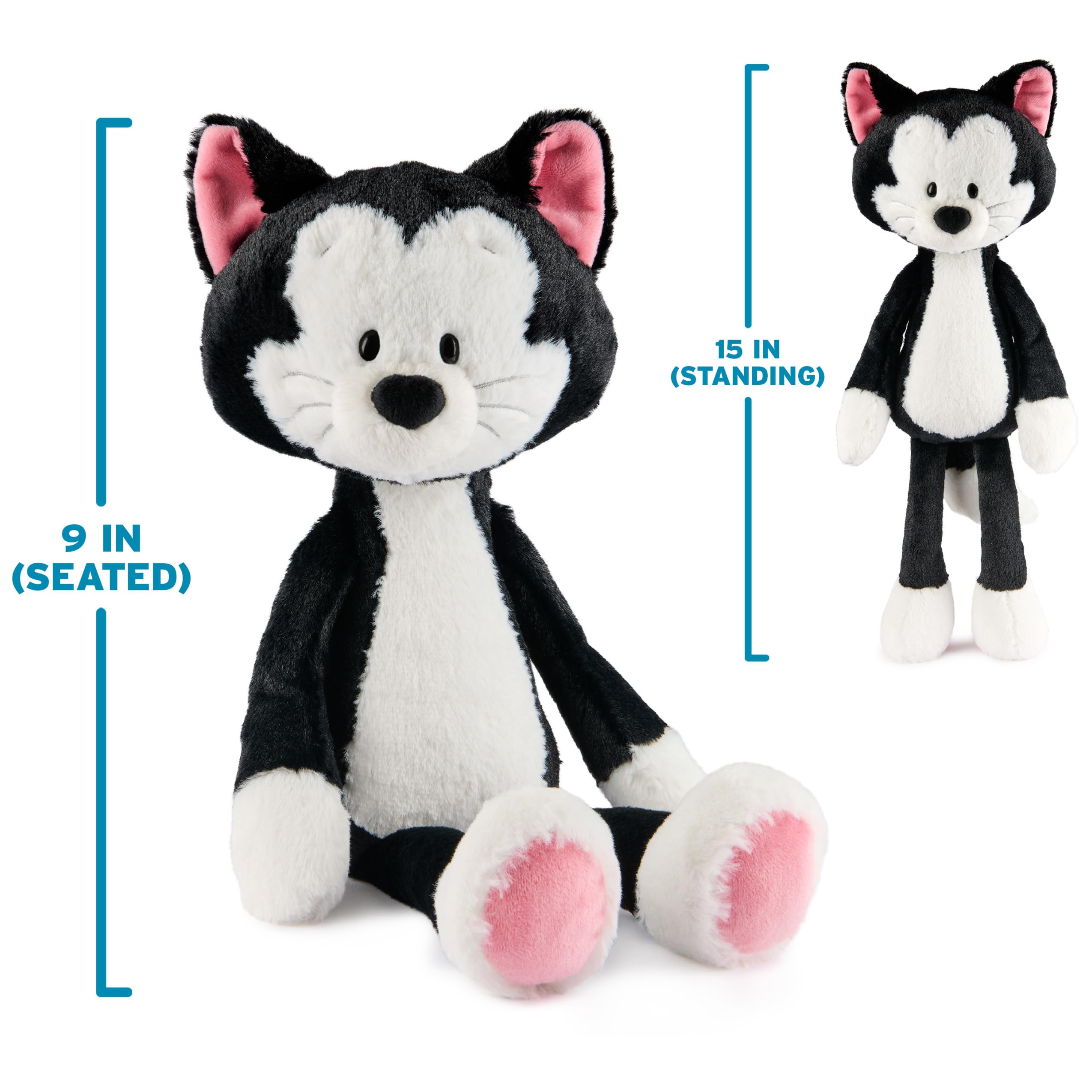 Foto 8 pulgar | Palillo De Peluche Gund Disney Figaro Pinocho 38 Cm Negro - Venta Internacional.