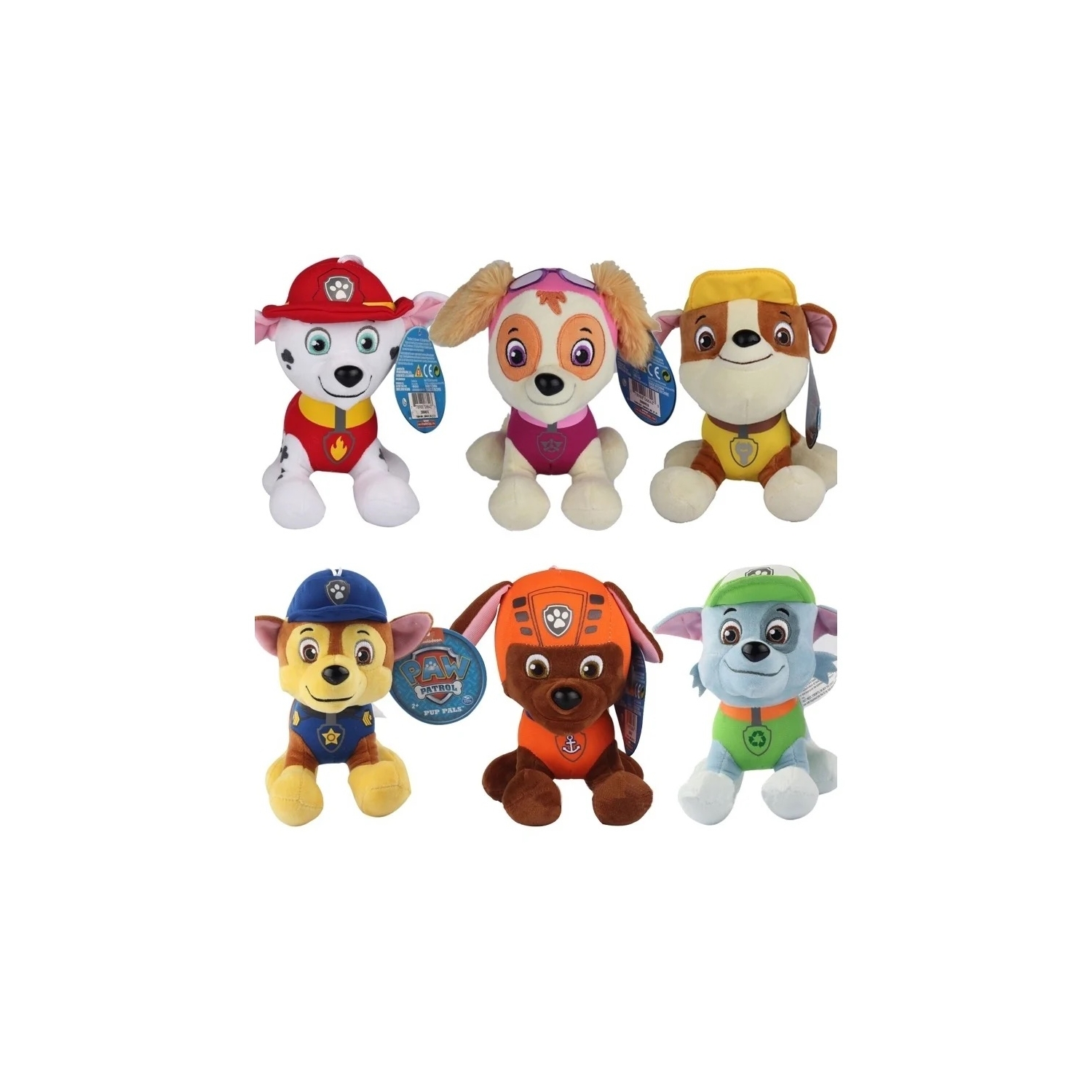 Juego De 6 Unidades De Peluche Zuma De La Patrulla Canina Para Niños - Venta Internacional.