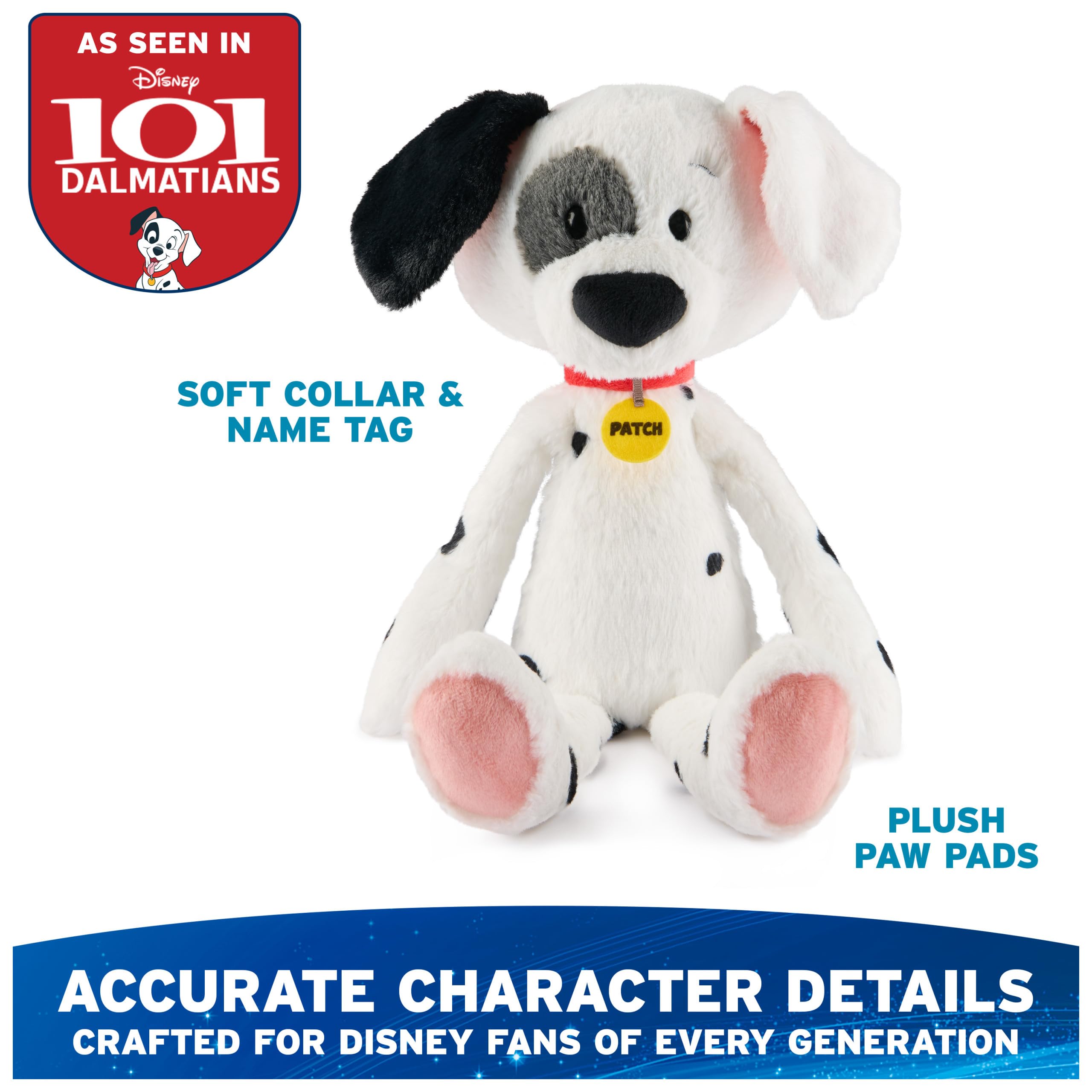 Foto 4 pulgar | Palillo De Peluche Gund, Oficial De Disney, 101 Dálmatas - Venta Internacional.